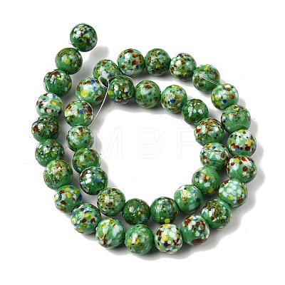 Handmade Lampwork Beads Strands LAMP-H071-01C-09-1