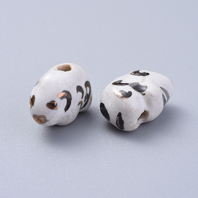 Handmade Porcelain Beads Strands PORC-L033-009-1