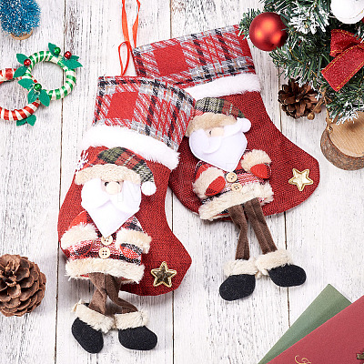 Christmas Theme Non-woven Fabrics Bags ABAG-TAC0005-03B-1