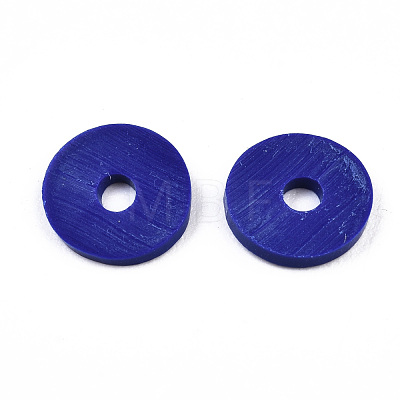 Eco-Friendly Handmade Polymer Clay Beads CLAY-R067-6.0mm-B09-1