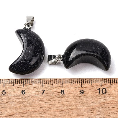 Synthetic Blue Goldstone Pendants G-F820-02L-14-1
