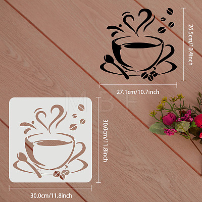 Large Plastic Reusable Drawing Painting Stencils Templates DIY-WH0172-588-1