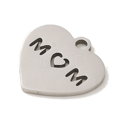 Mother's Day 201 Stainless Steel Charms STAS-E217-14P-1