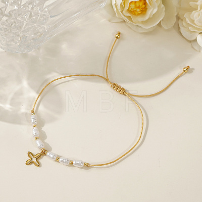 304 Stainless Steel Charm Bracelets FN6777-1