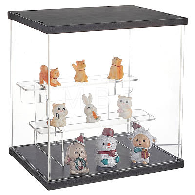 Acrylic Minifigures Display Case ODIS-WH0043-85-1