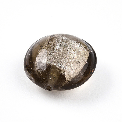 Handmade Silver Foil Glass Beads SLF15mmY-01-1