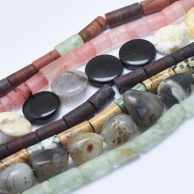 Natural Mixed Gemstone Beads Strands G-F513-01-1