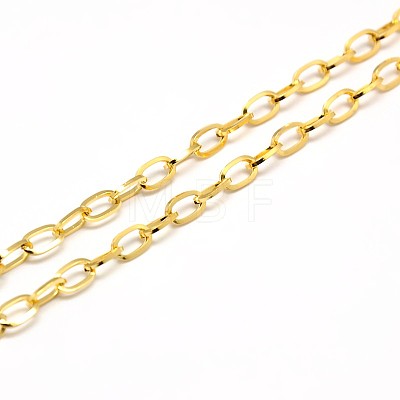 304 Stainless Steel Cable Chain Necklace Making X-STAS-A028-N091G-1