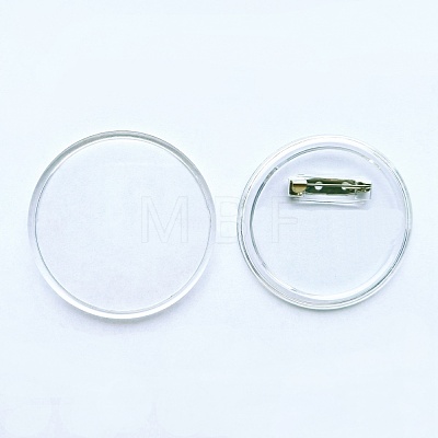 Plastic Safety Brooch Findings ZXFQ-PW0001-005-1