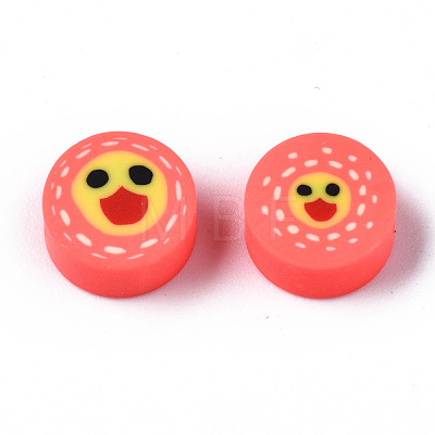 Handmade Polymer Clay Beads CLAY-N008-035H-1