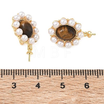 Brass Peg Bails Pendants KK-C172-17A-G-1