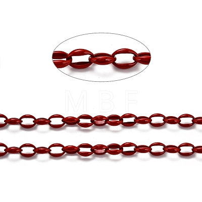 Spray Painted Alloy Cable Chains LCHA-L001-02B-1