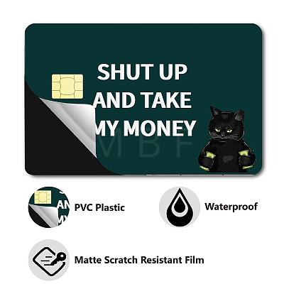 Rectangle PVC Plastic Waterproof Card Stickers DIY-WH0432-179-1
