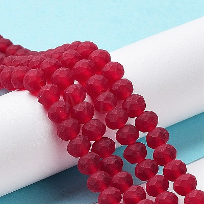 Transparent Glass Beads Strands X-EGLA-A034-T6mm-MD07-1