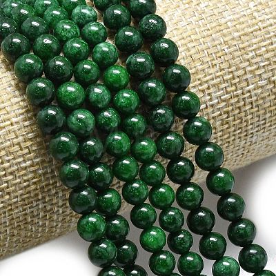 Natural Malaysia Jade Beads Strands G-L645-A01-6mm-17-1