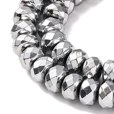 Electroplate Non-magnetic Synthetic Hematite Beads Strands G-J160-E-01-1