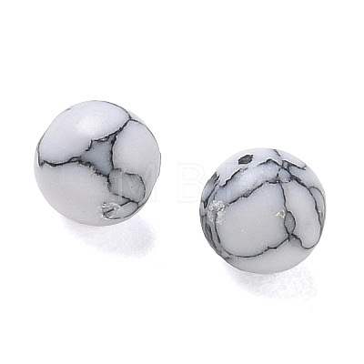 Dyed Synthetic Turquoise Sphere Beads GG-CBA391B-02A-02-1