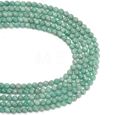 Natural Amazonite Beads Strands G-C280-B13-6mm-1