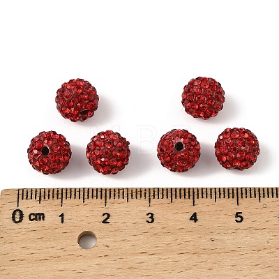 Polymer Clay Rhinestone Beads RB-N006-41-1