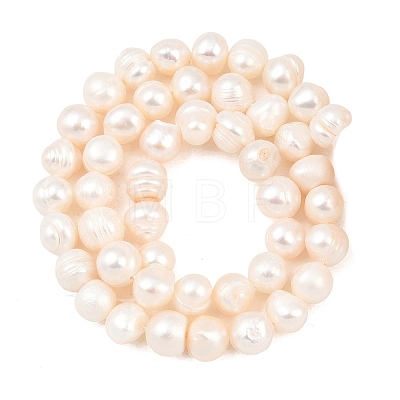 Natural Cultured Freshwater Pearl Beads Strands PEAR-D003-01C-04-1
