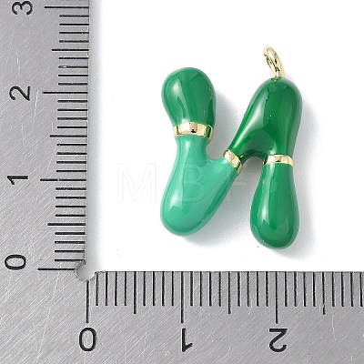 Brass Enamel Pendants KK-E093-03G-N-02-1