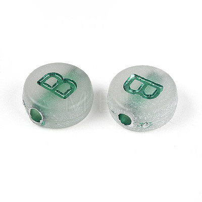 Luminous Frosted Acrylic Beads FACR-T008-02B-1