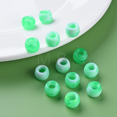 Acrylic European Beads MACR-S375-002A-01-1