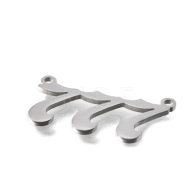 304 Stainless Steel Pendants STAS-D382-04G-P-1