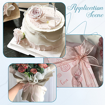 1Bag Organza Ribbon ORIB-CY0001-04A-1