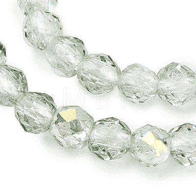 Transparent Glass Beads Strands LS-EGLA-N028-01A-A02-1