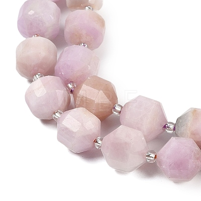 Natural Kunzite Beads Strands G-O201B-148H-1