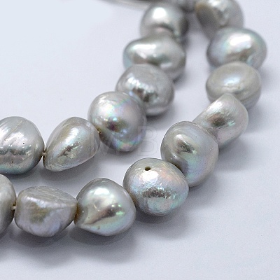 Natural Cultured Freshwater Pearl Beads Strands PEAR-K004-04C-1