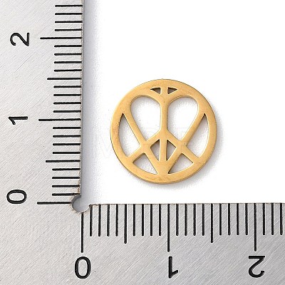 304 Stainless Steel Charms STAS-P338-05G-1