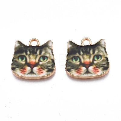 Printed Alloy Pendants PALLOY-N168-002E-1