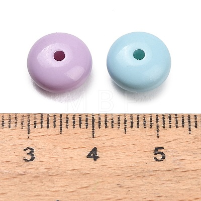 Opaque Acrylic Beads OACR-D043-10-1