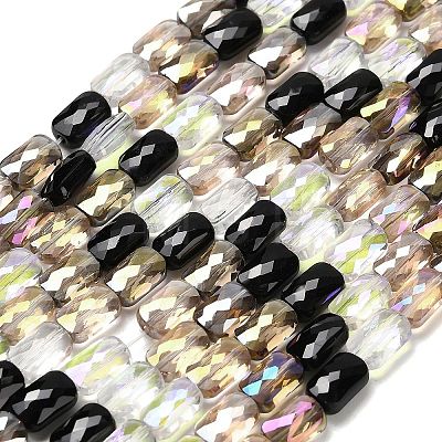 Electroplate Glass Beads Strands EGLA-P068-01A-02-1