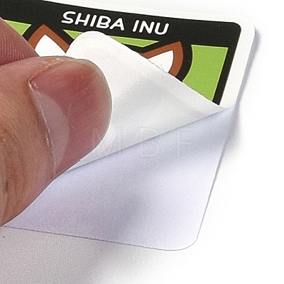 50Pcs 50 Styles Paper Shiba Inu Dog Cartoon Stickers Sets STIC-P004-23E-1