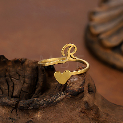 304 Stainless Steel Cuff Open Rings WGB82CC-01-1