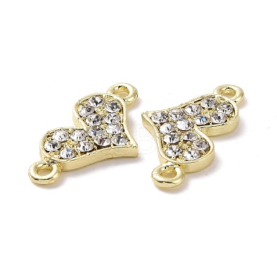 Alloy Crystal Rhinestone Connector Charms PALLOY-D011-02LG-1