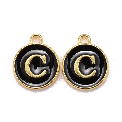 Golden Plated Alloy Charms ENAM-S118-02C-1