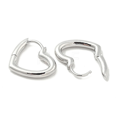 Brass Hoop Earrings EJEW-M260-07P-1