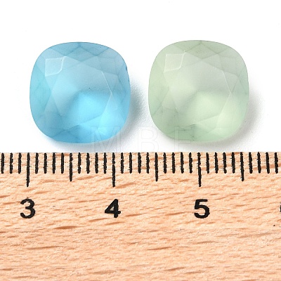 Frosted Glass Rhinestone Cabochons RGLA-G022-03A-1