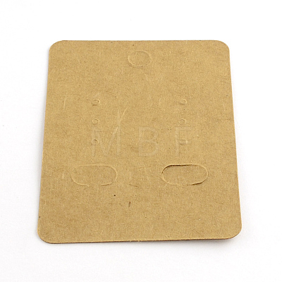 Rectangle Shape Cardboard Earring Display Cards CDIS-Q001-41-1
