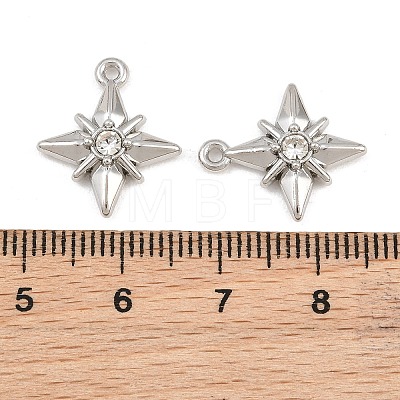 Alloy with Rhinestone Pendants RB-CBA7AC6-03P-02-1
