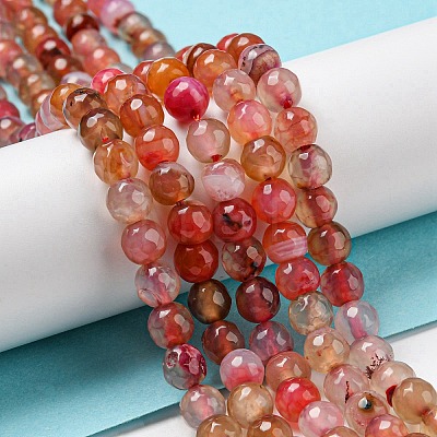 Natural Agate Beads Strands G-C082-A01-21-1