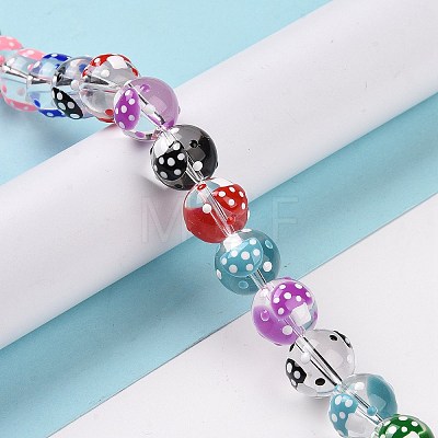 Handmade Lampwork Beads Strands LAMP-E033-01I-1