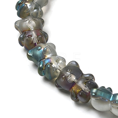 Electroplate Glass Beads Strands EGLA-Q127-A02-01A-1
