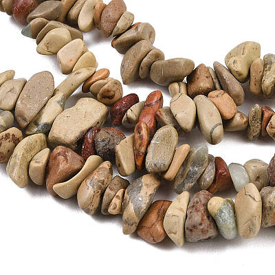 Natural Shoushan Stone Beads Strands G-L647-B01-01-1