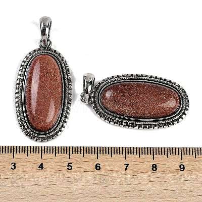 Synthetic Goldstone Pendants G-I370-07AS-09-1