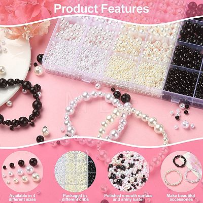 DIY Imitation Pearl Bracelet Making Kit DIY-YW0008-15-1